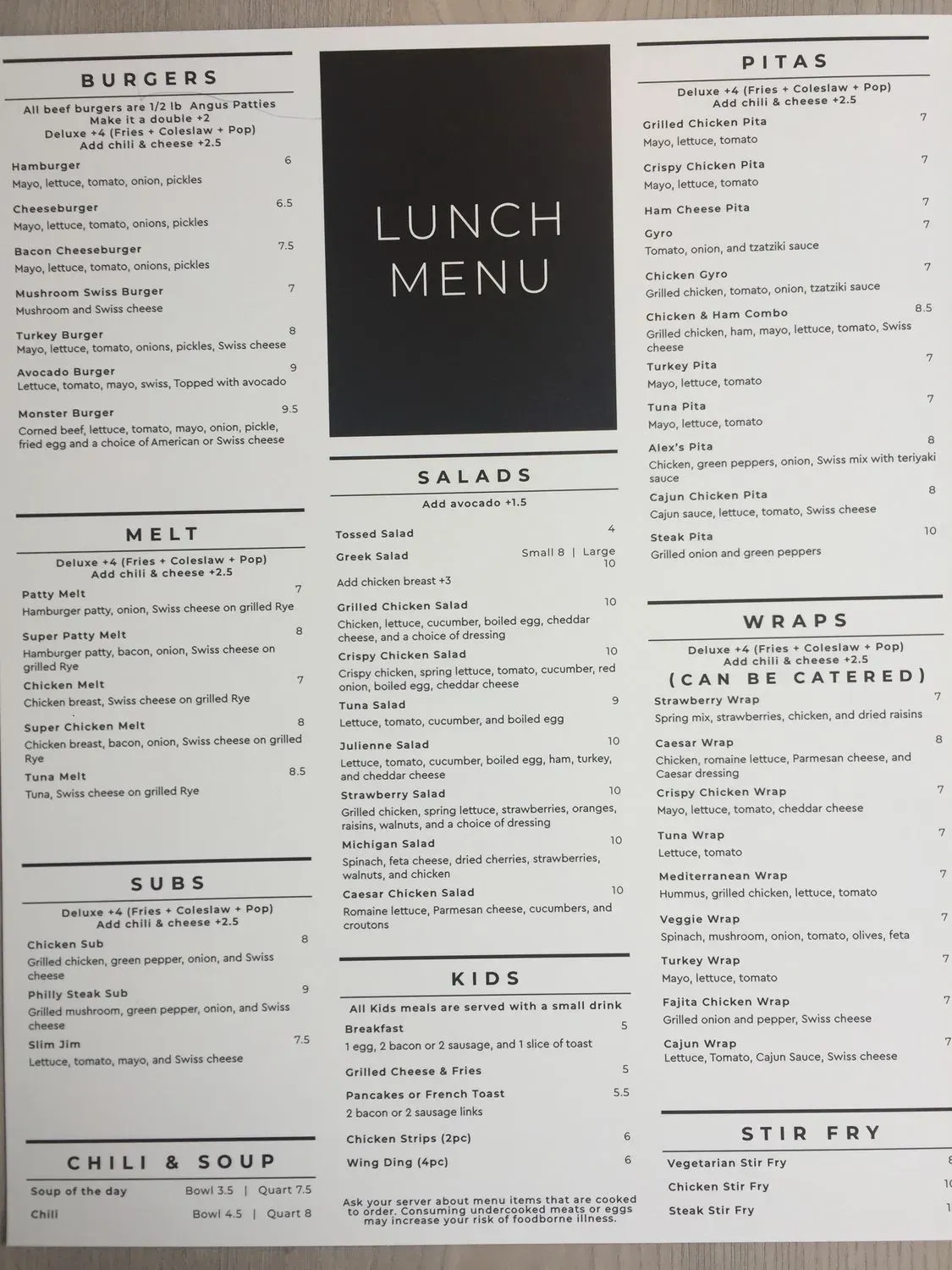 Menu 4