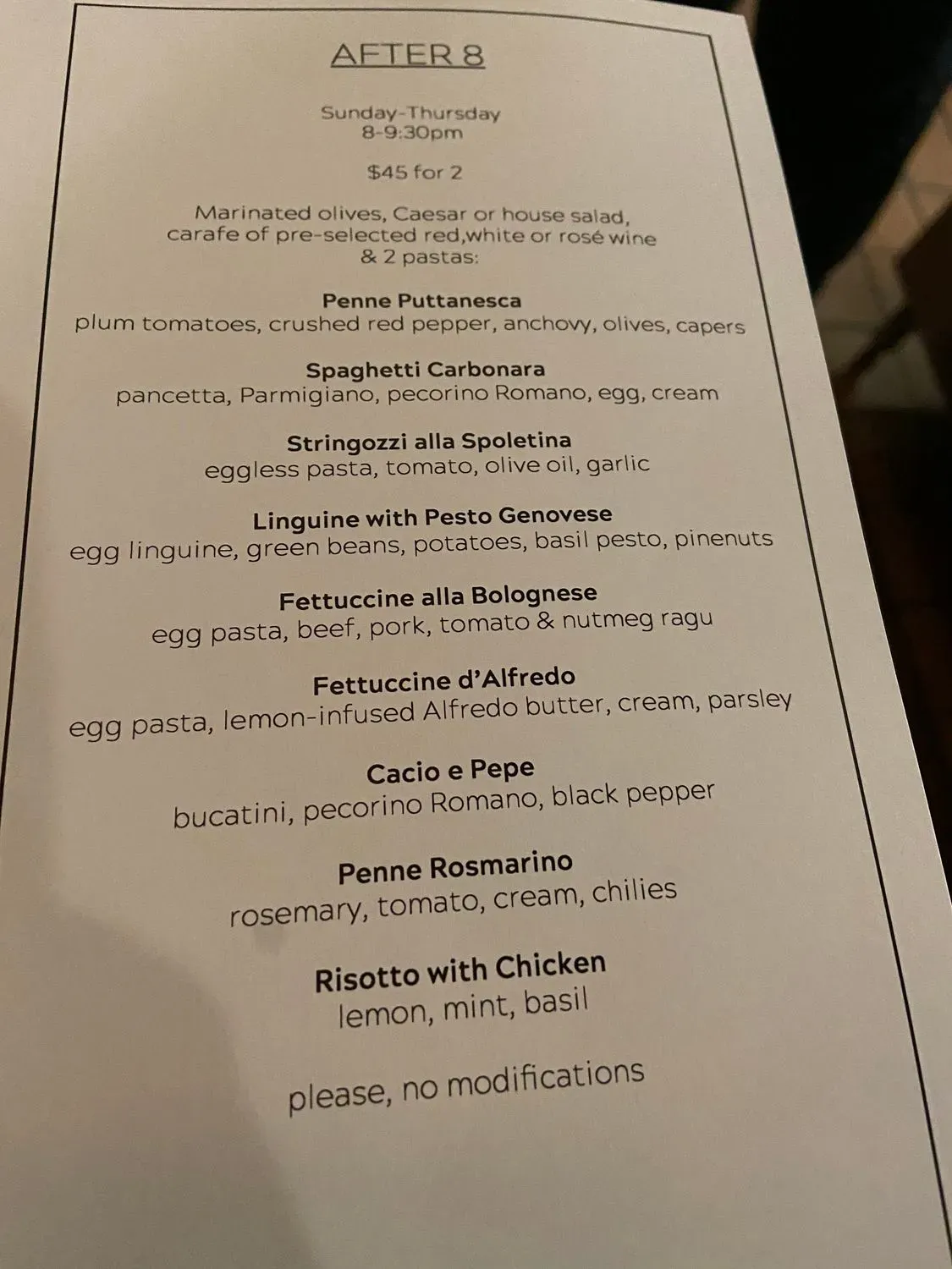 Menu 5