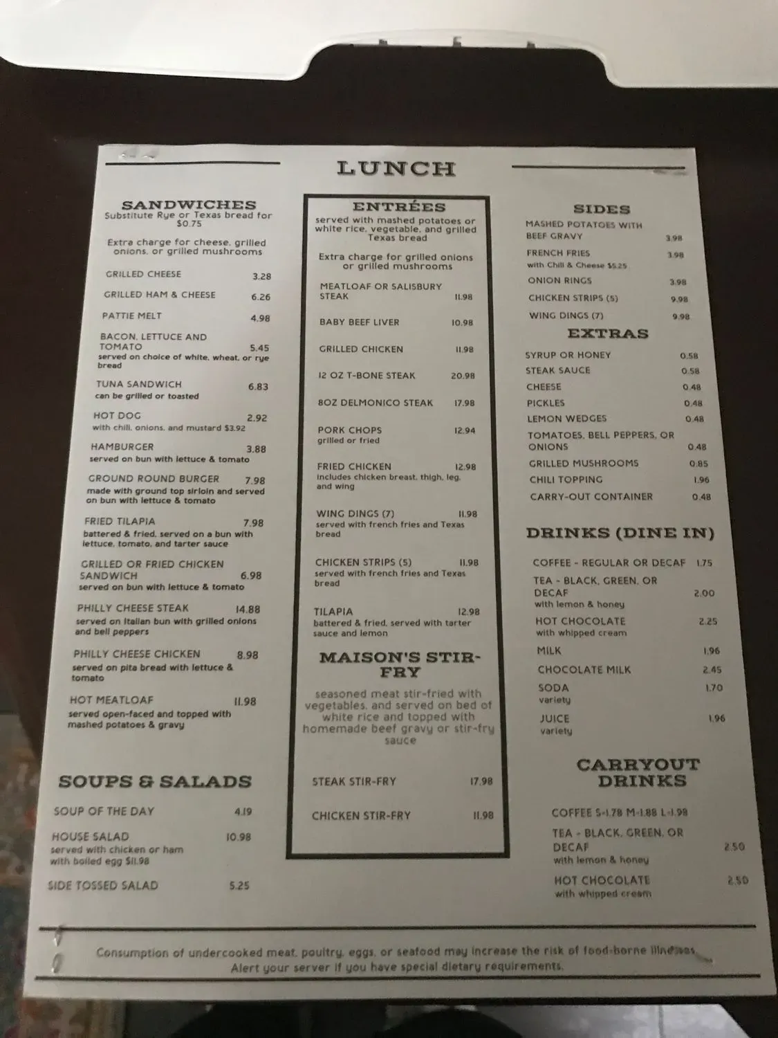 Menu 3