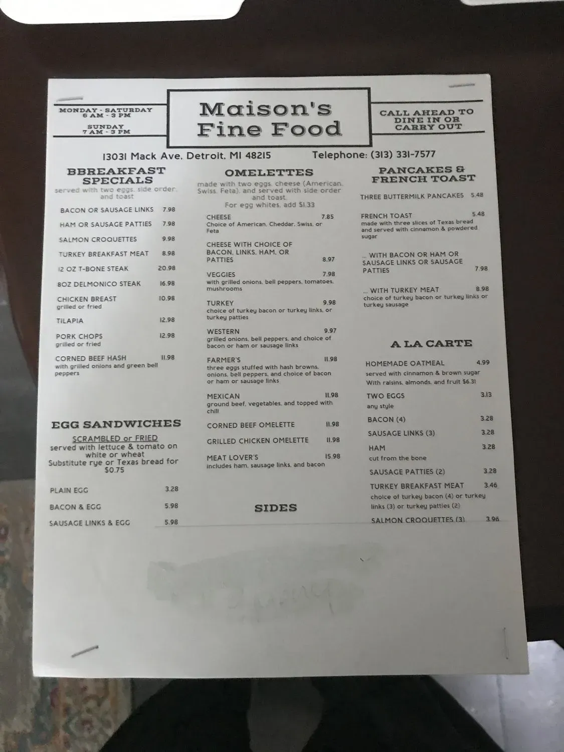 Menu 4