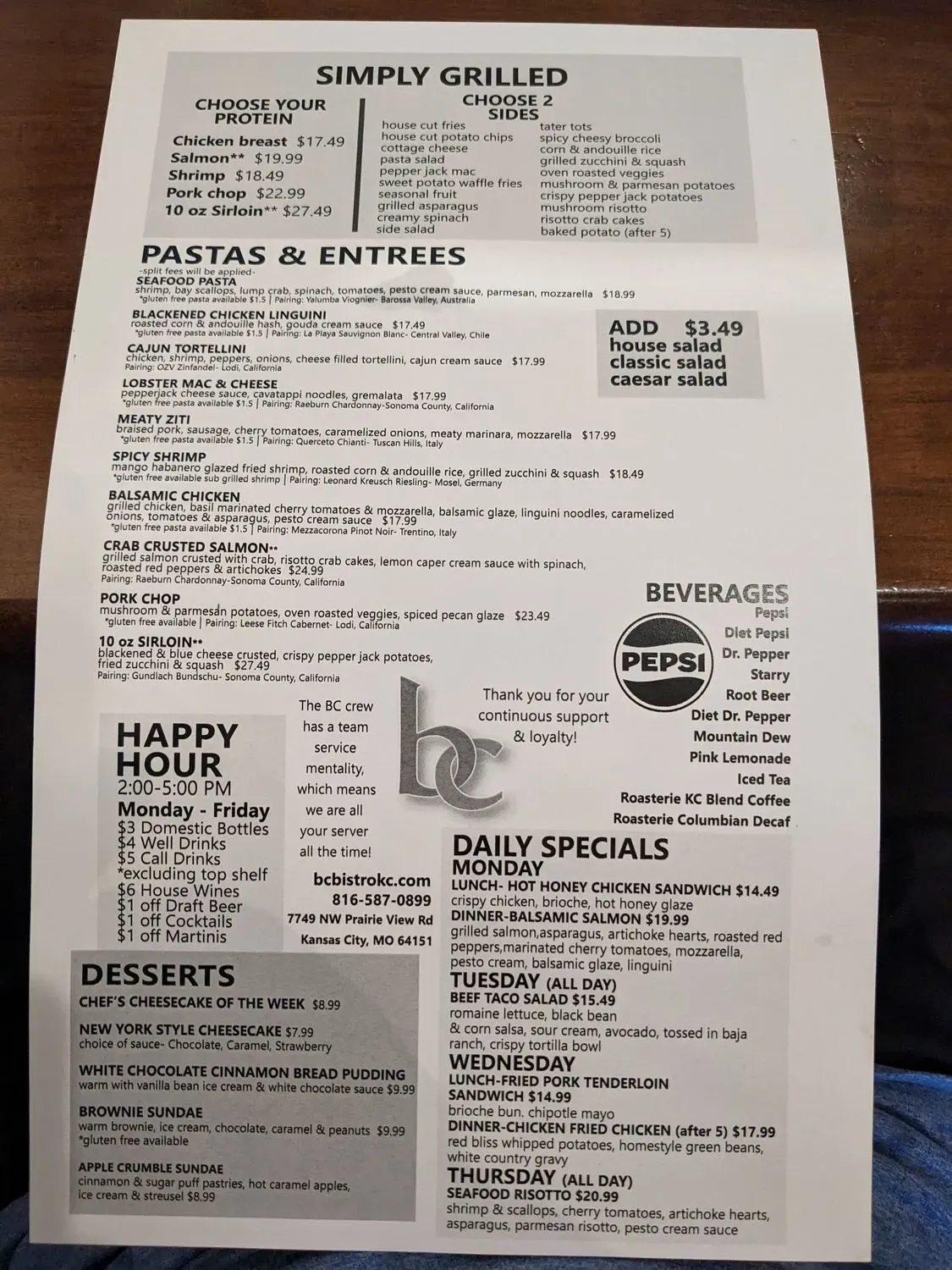 Menu 3