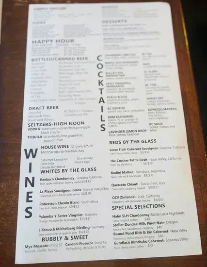 Menu 4