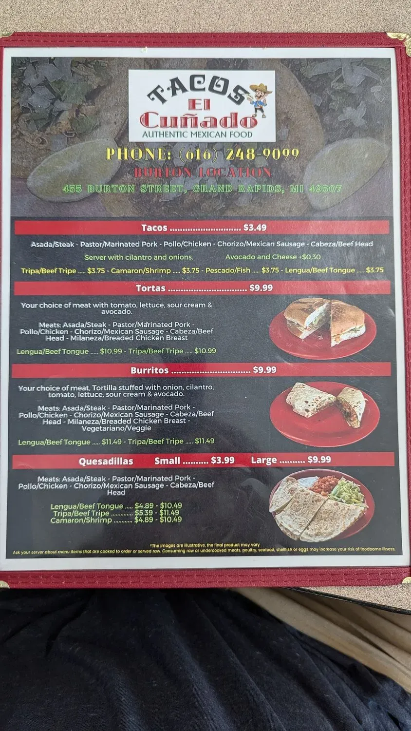 Menu 6