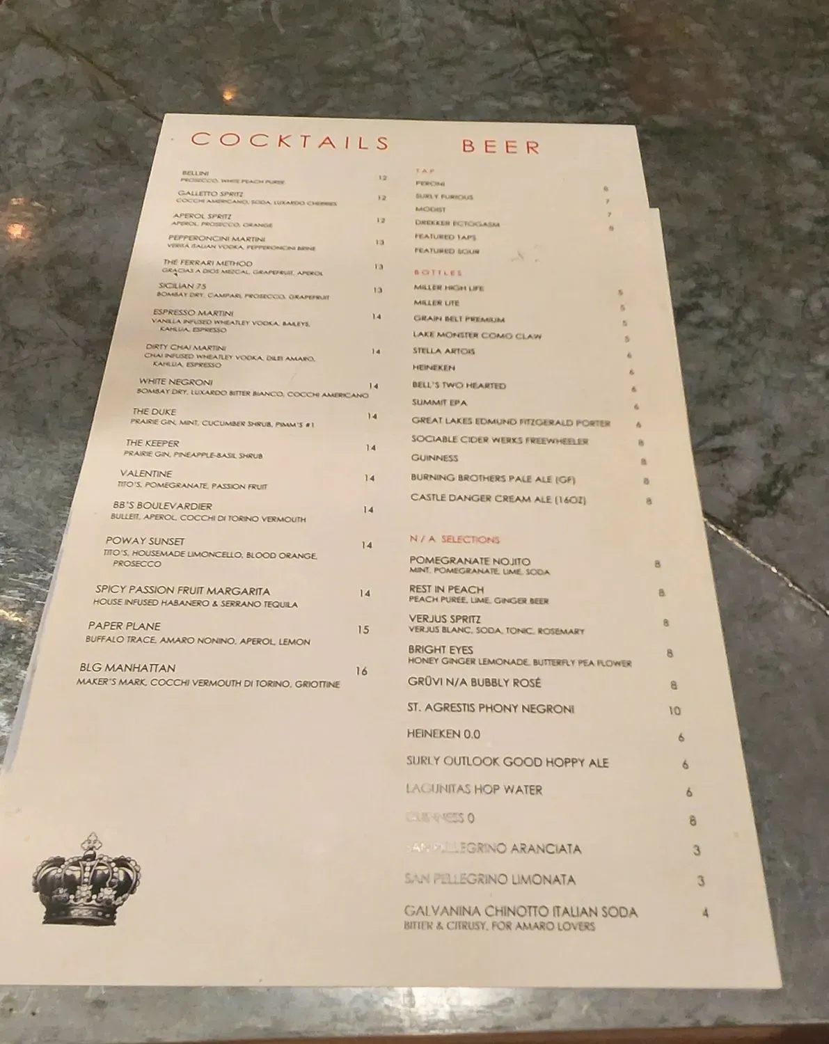 Menu 2