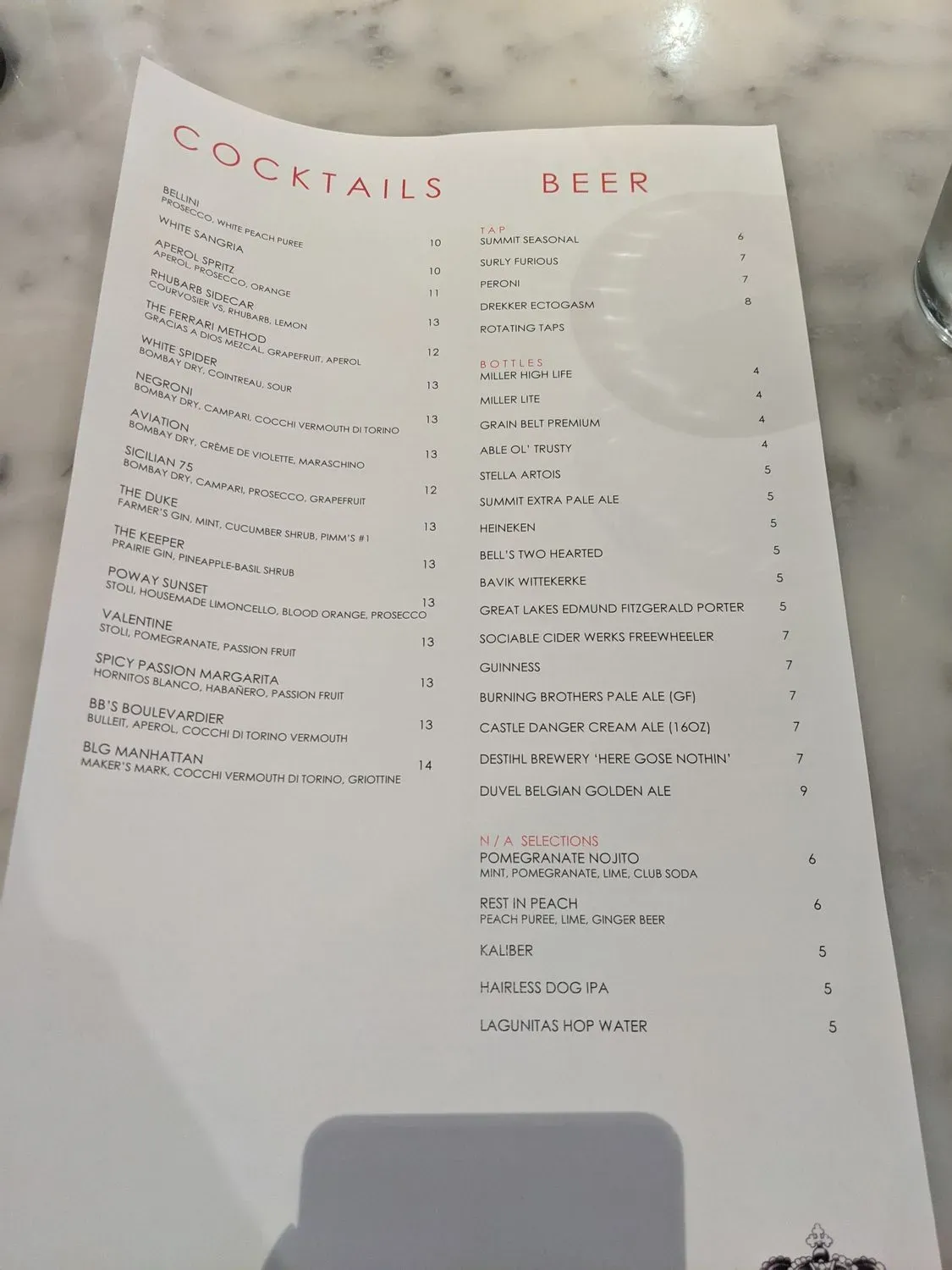 Menu 6