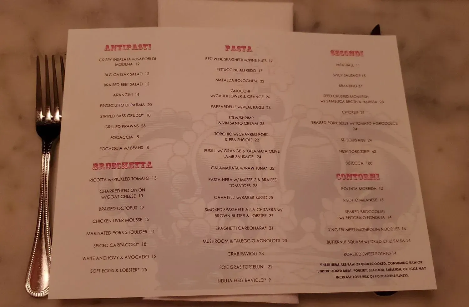 Menu 6