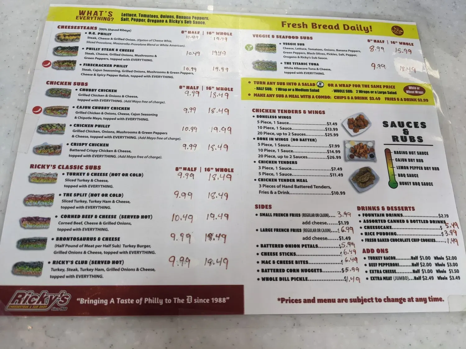 Menu 3