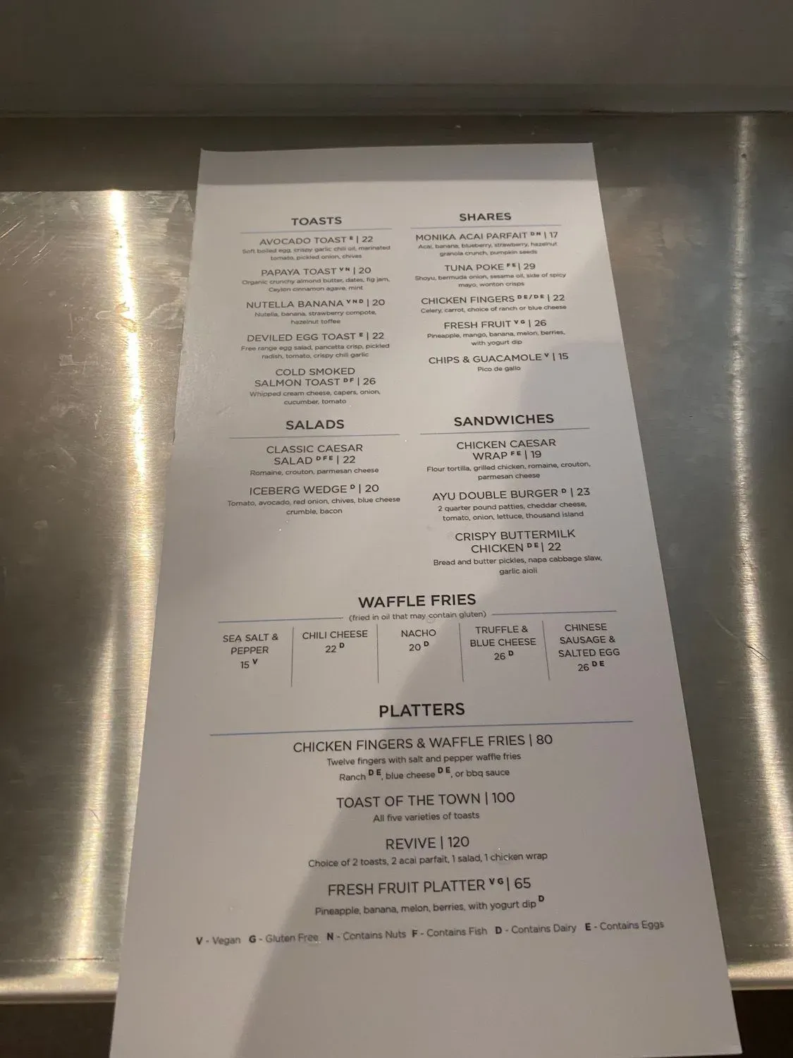 Menu 5