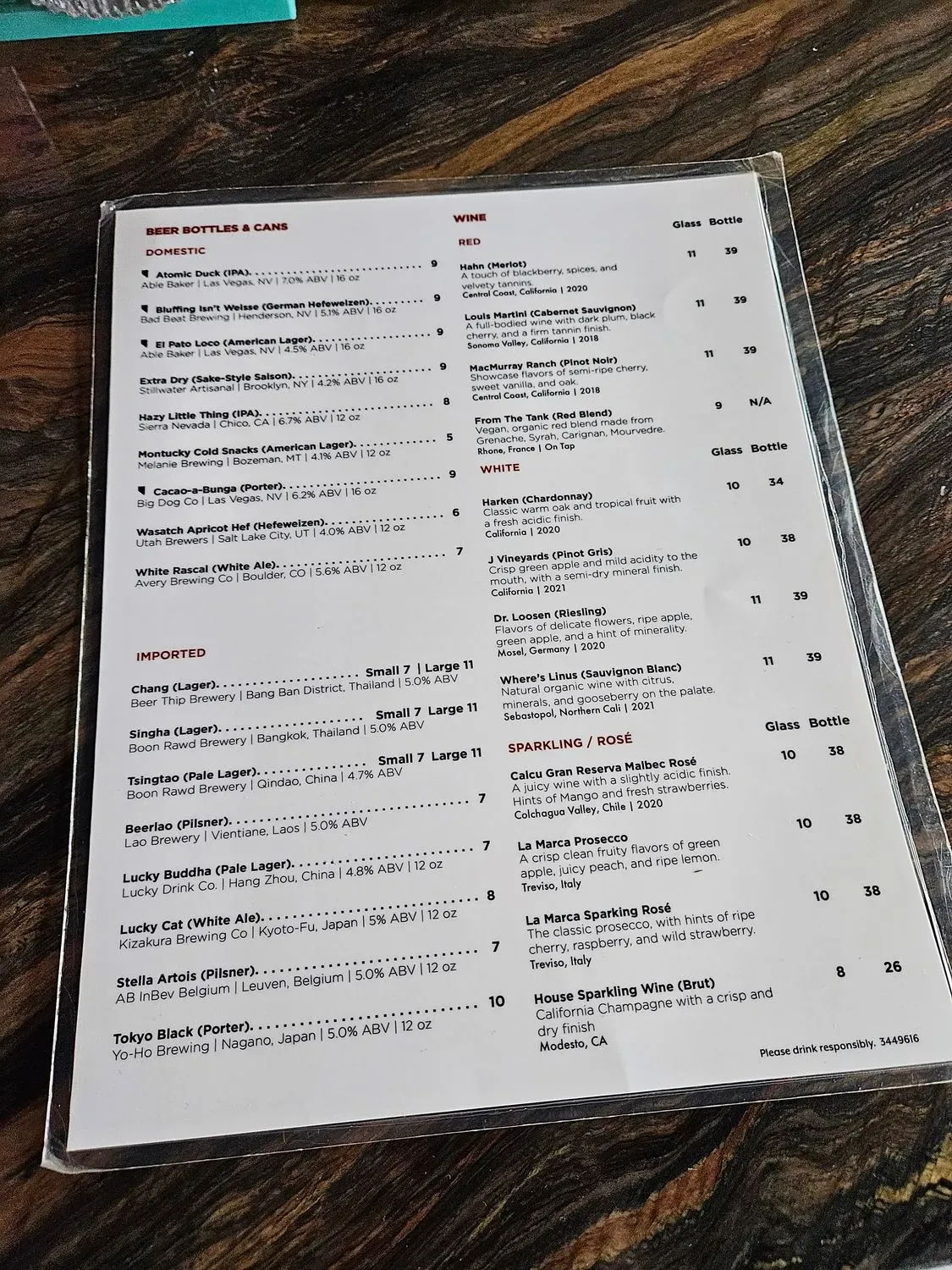 Menu 4