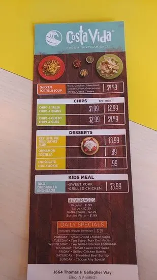 Menu 3