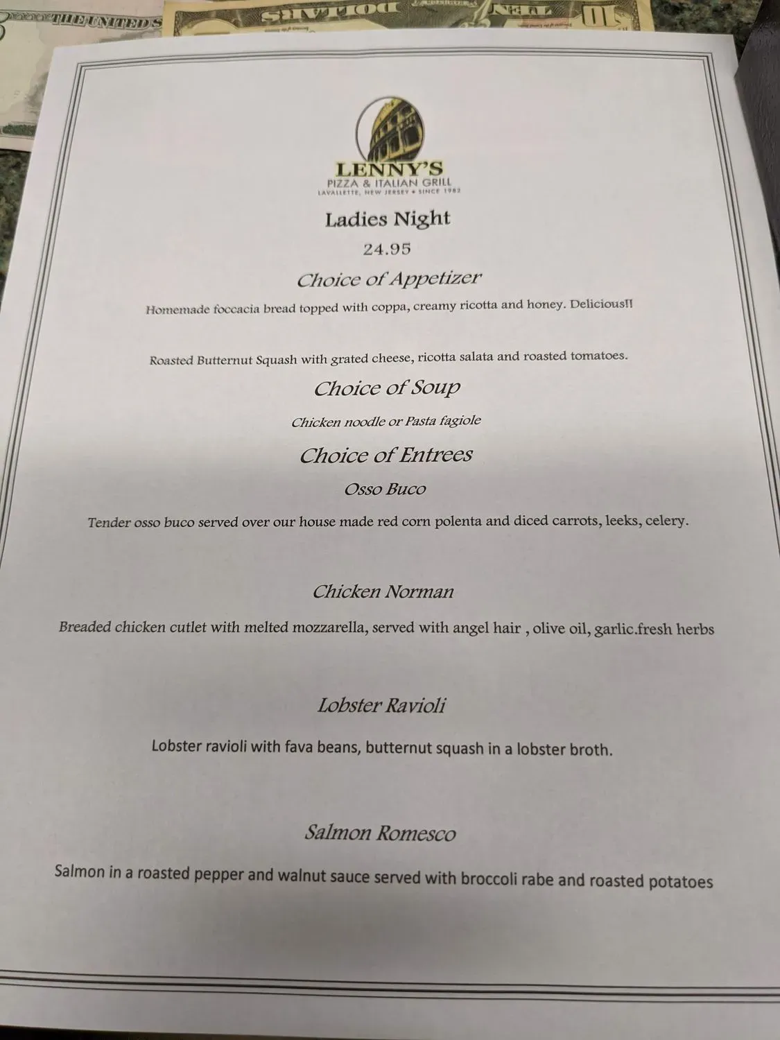 Menu 3