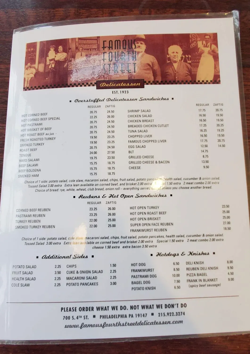 Menu 4