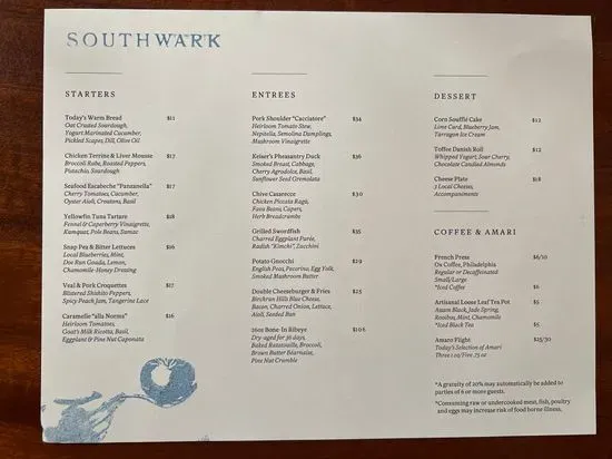 Menu 2