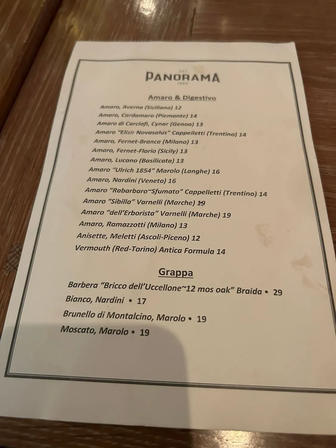 Menu 5