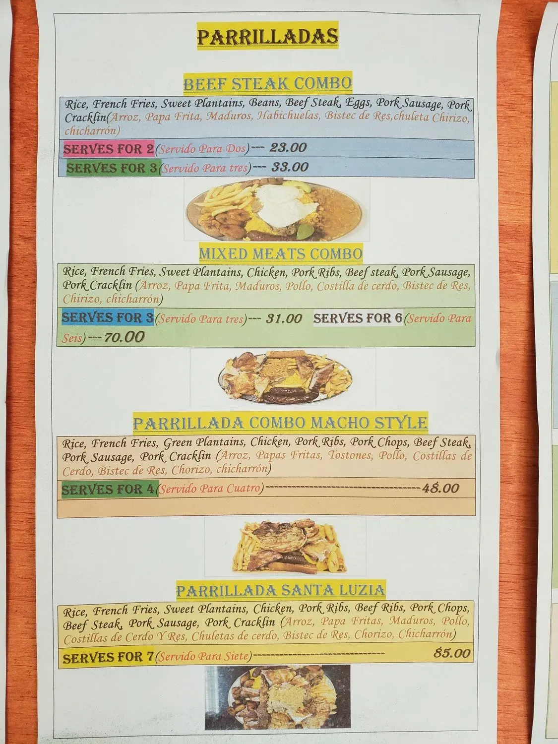 Menu 4