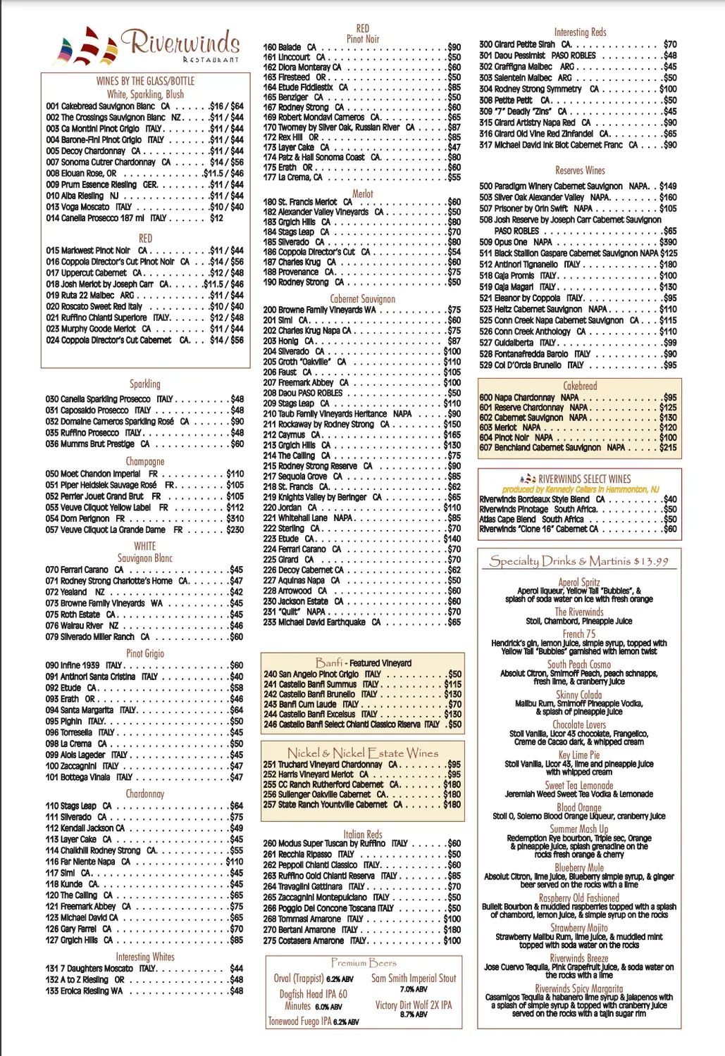 Menu 2