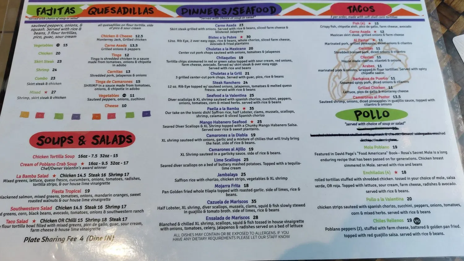 Menu 5