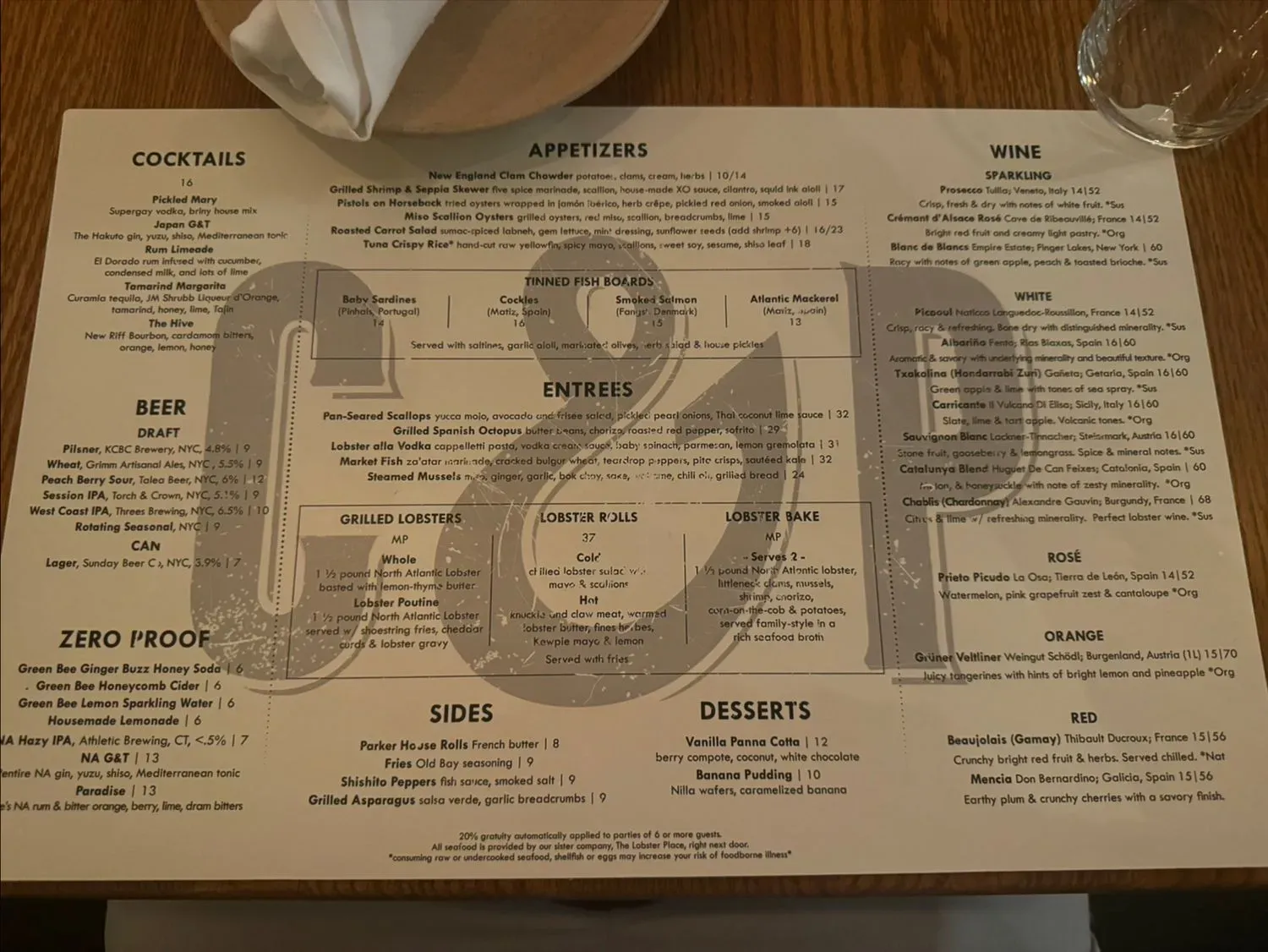 Menu 6