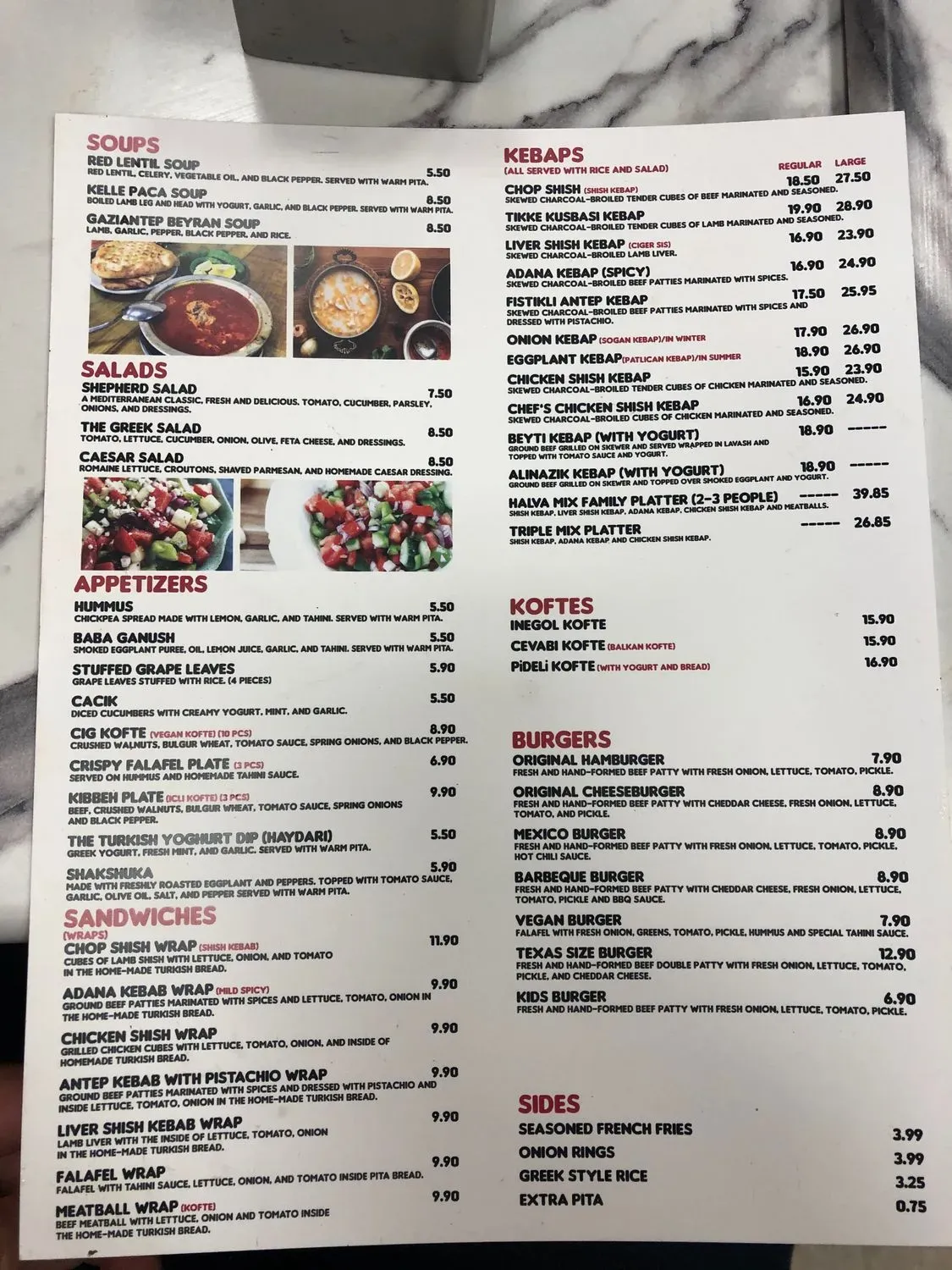 Menu 4