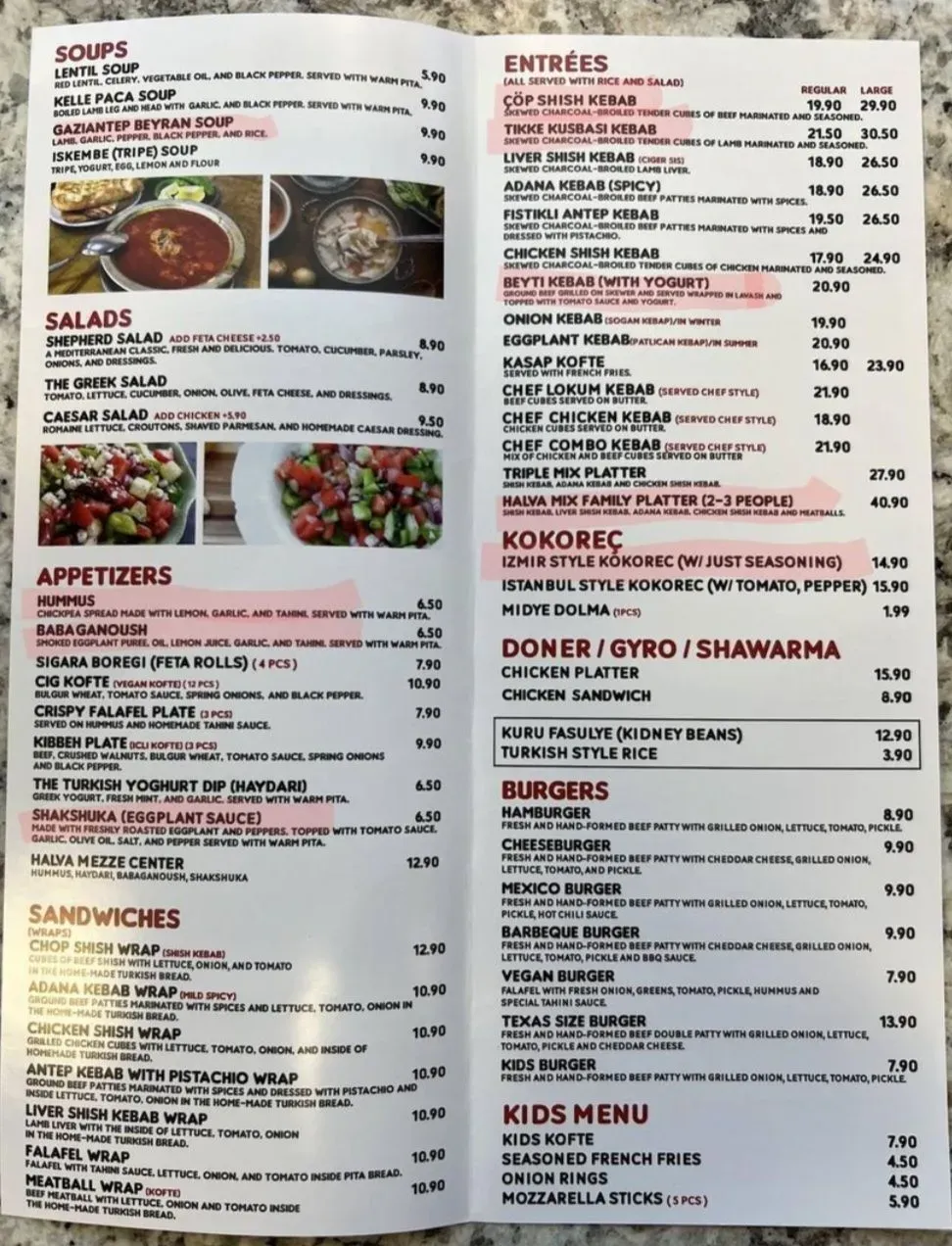 Menu 3