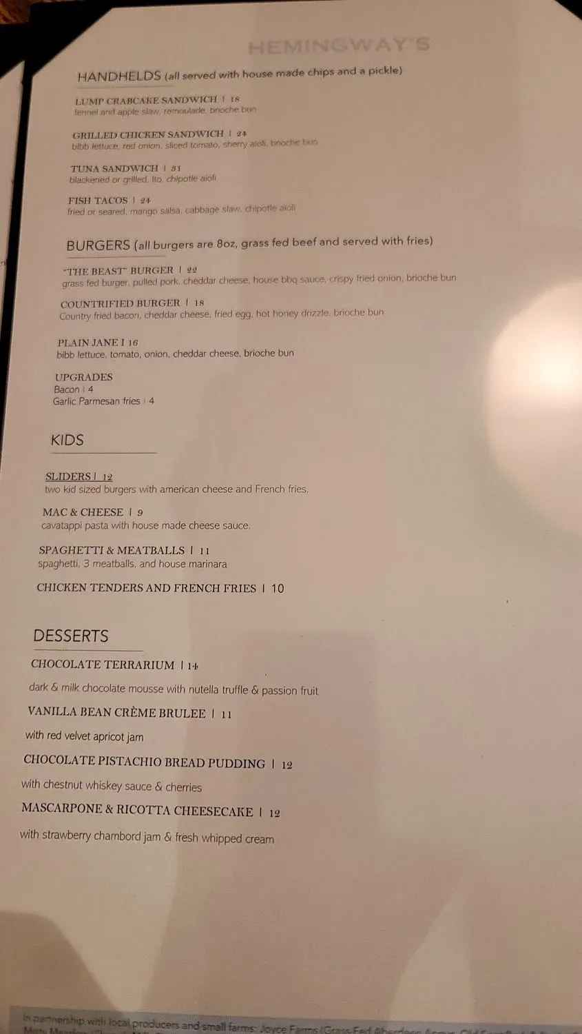 Menu 4