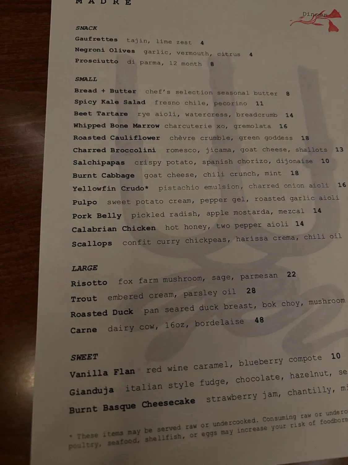 Menu 5