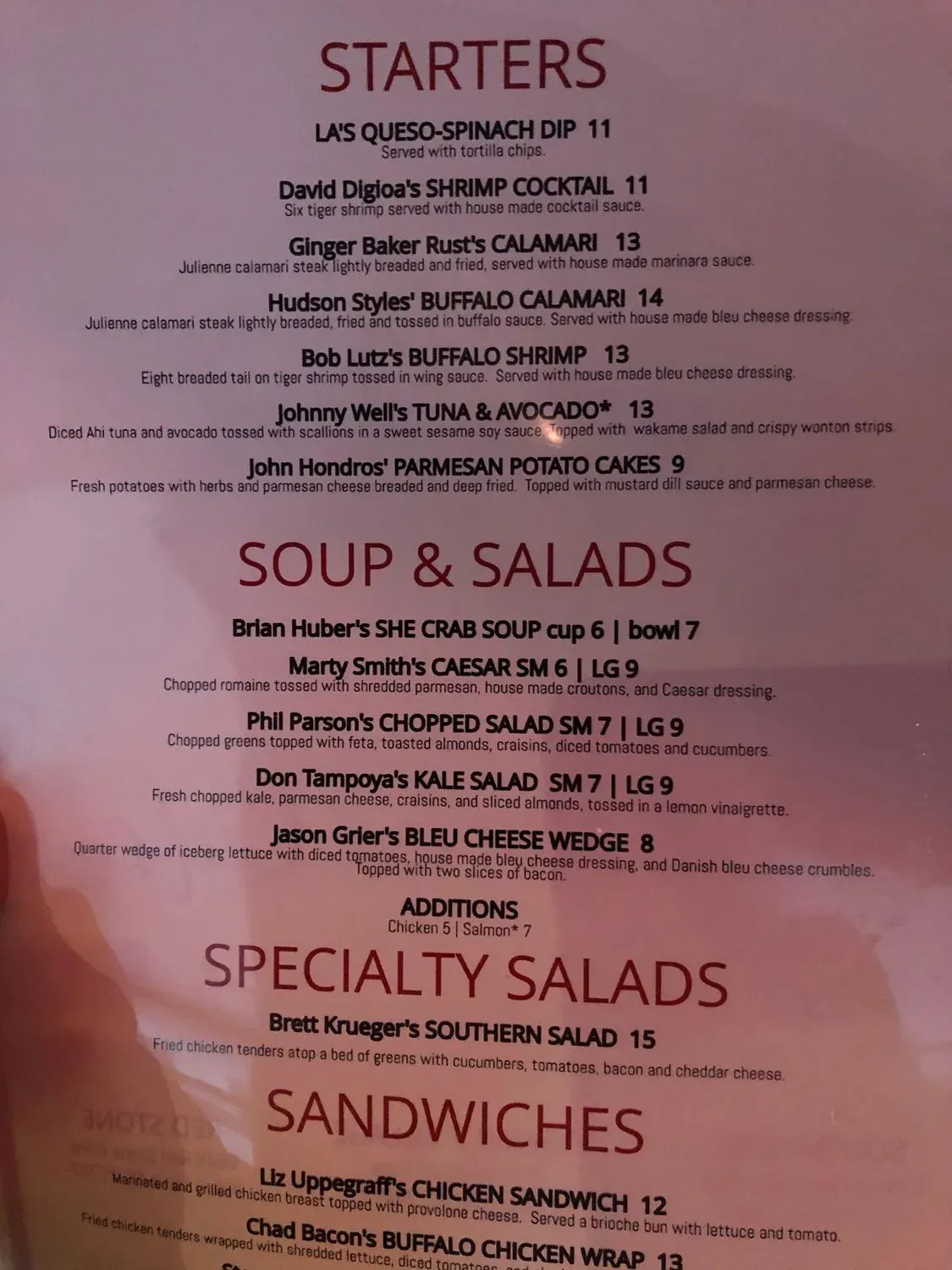 Menu 2