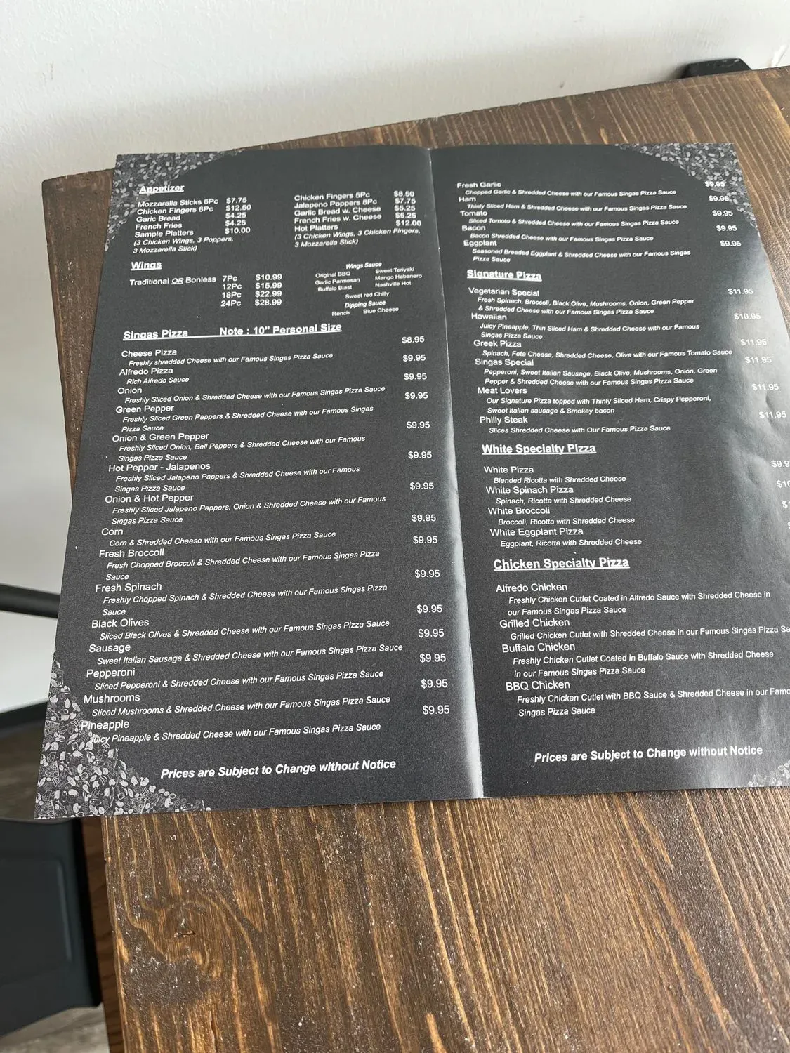 Menu 3