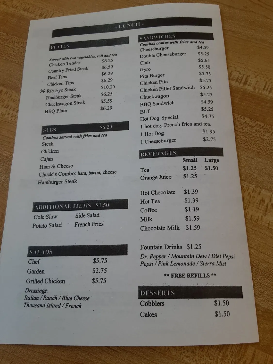 Menu 2