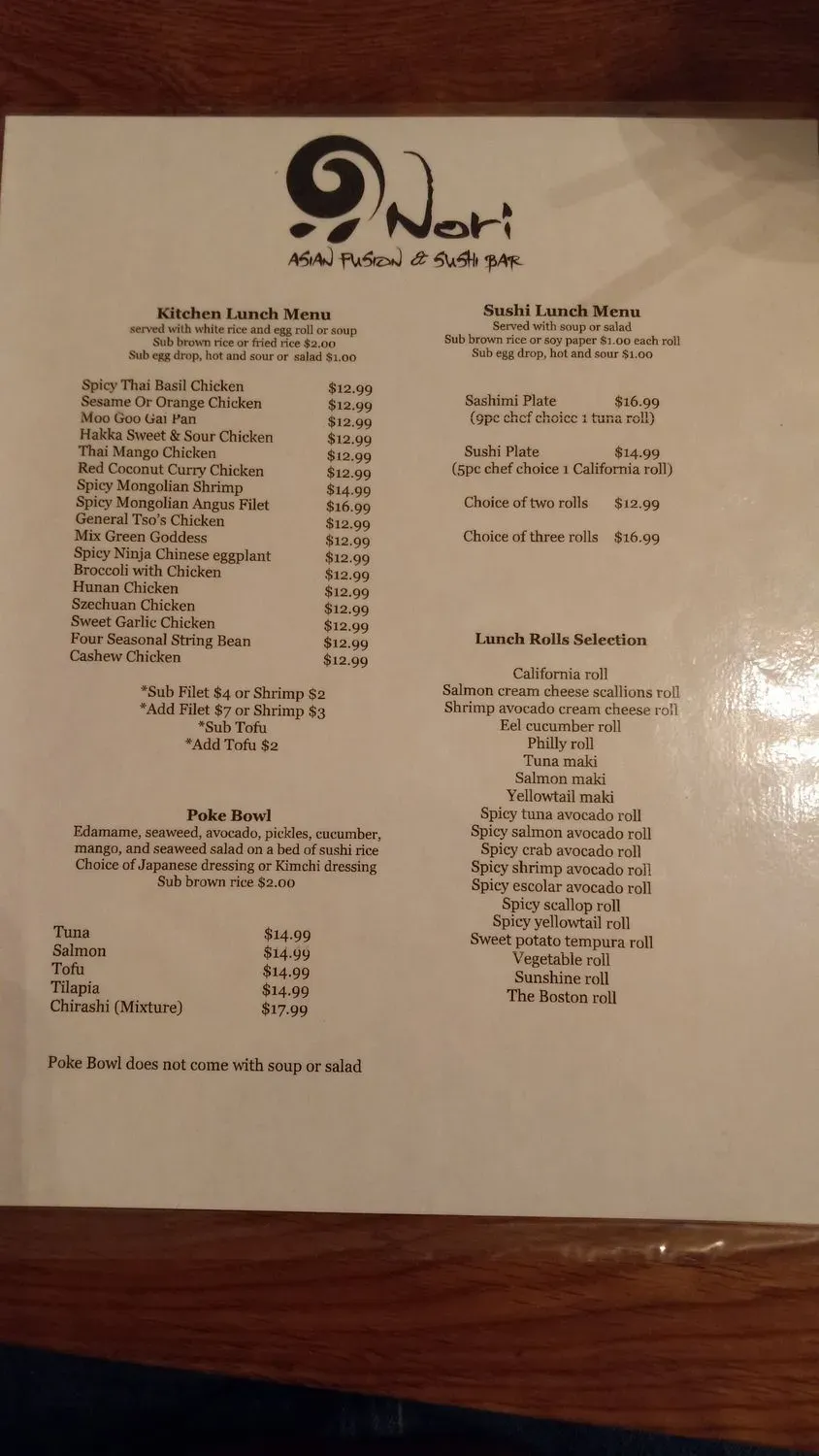 Menu 6