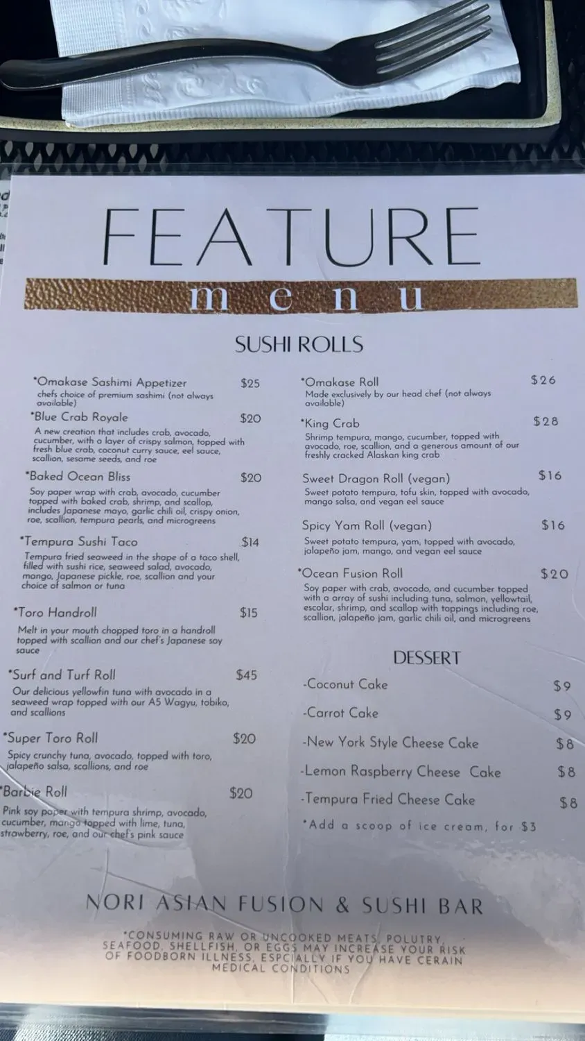 Menu 5