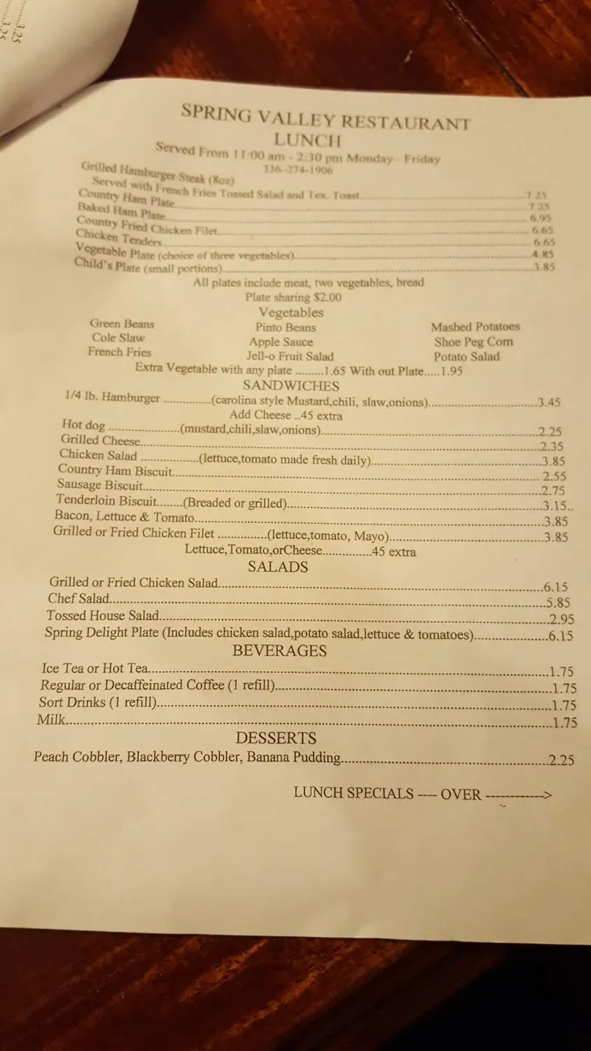 Menu 2