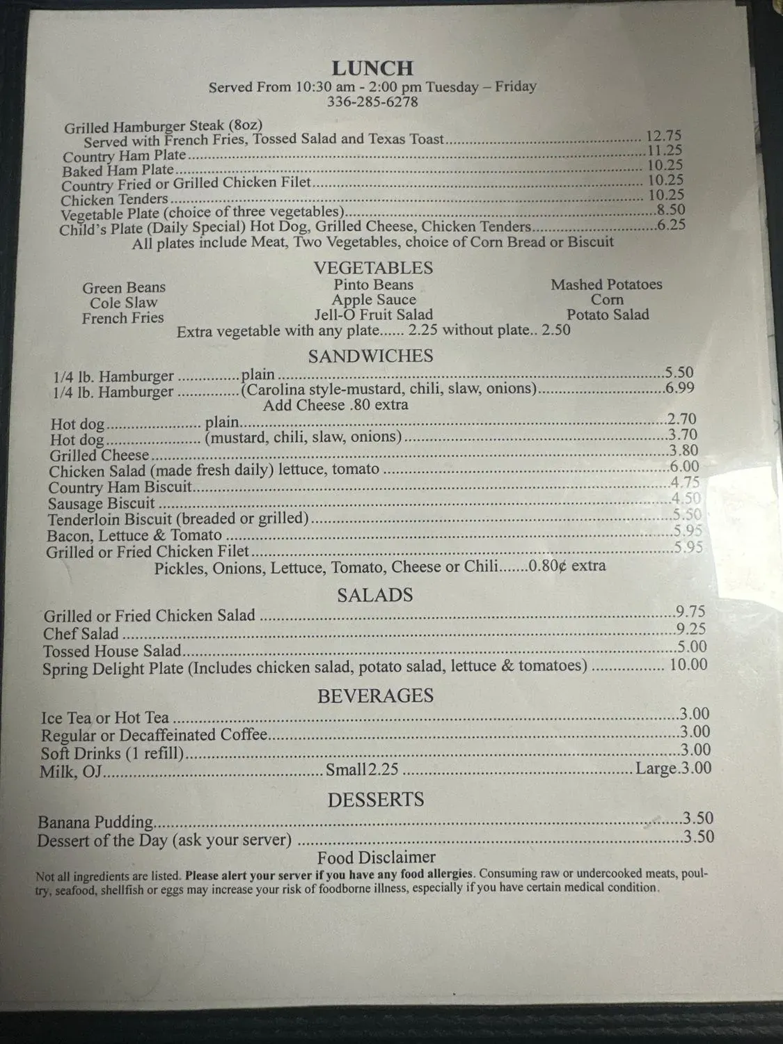 Menu 2