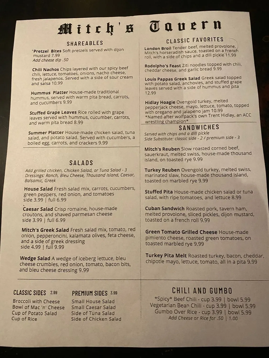 Menu 3