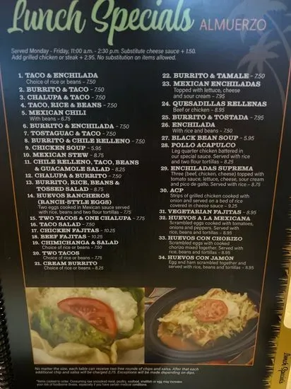 Menu 6