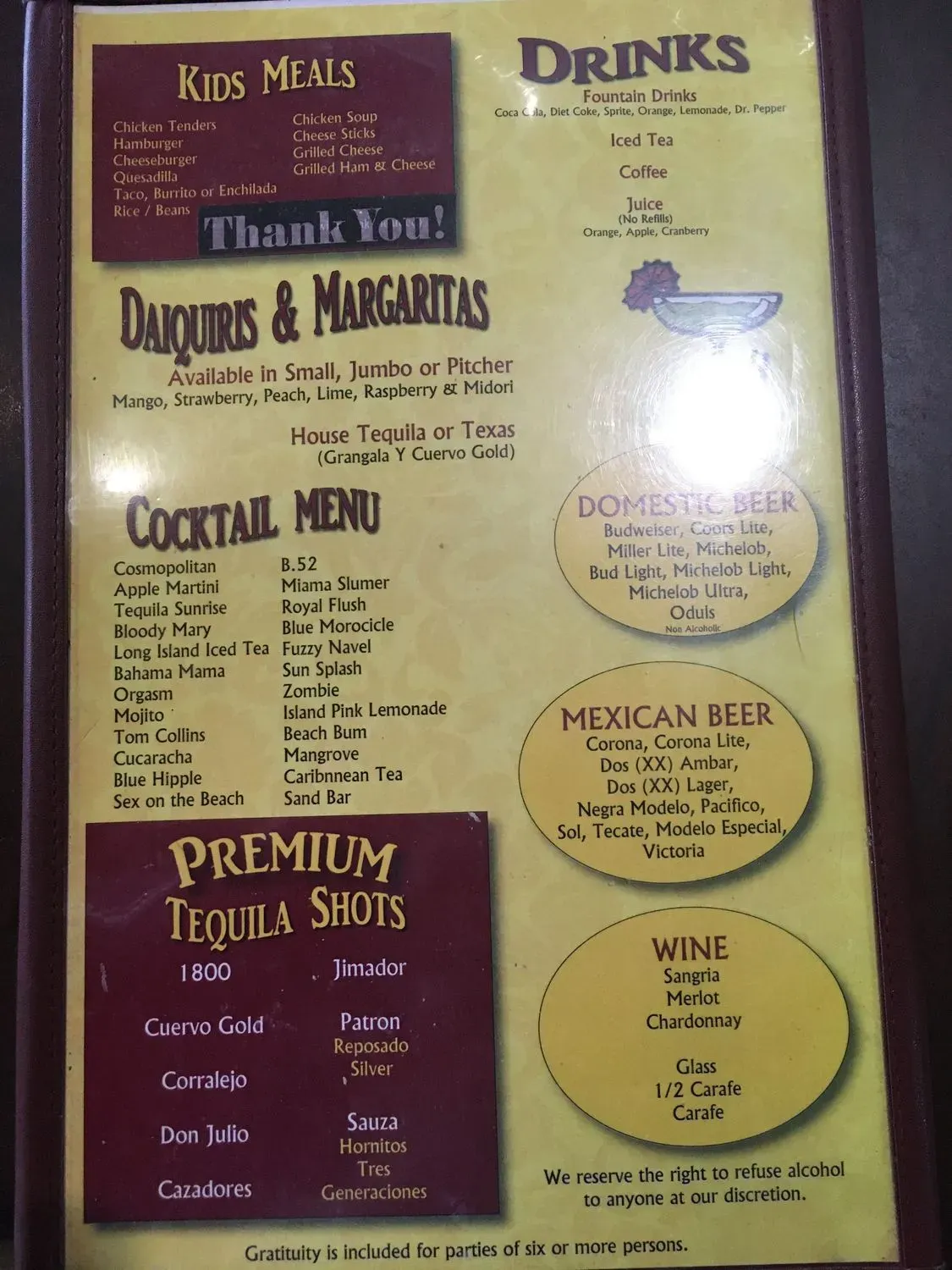 Menu 2