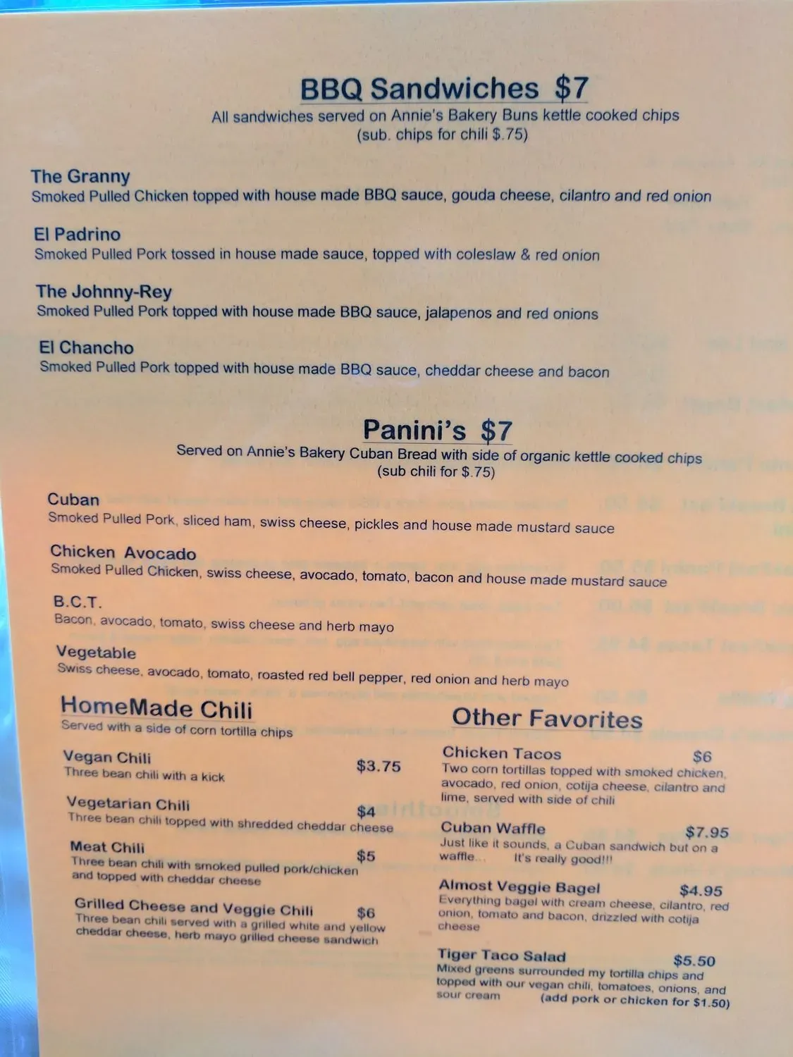 Menu 5