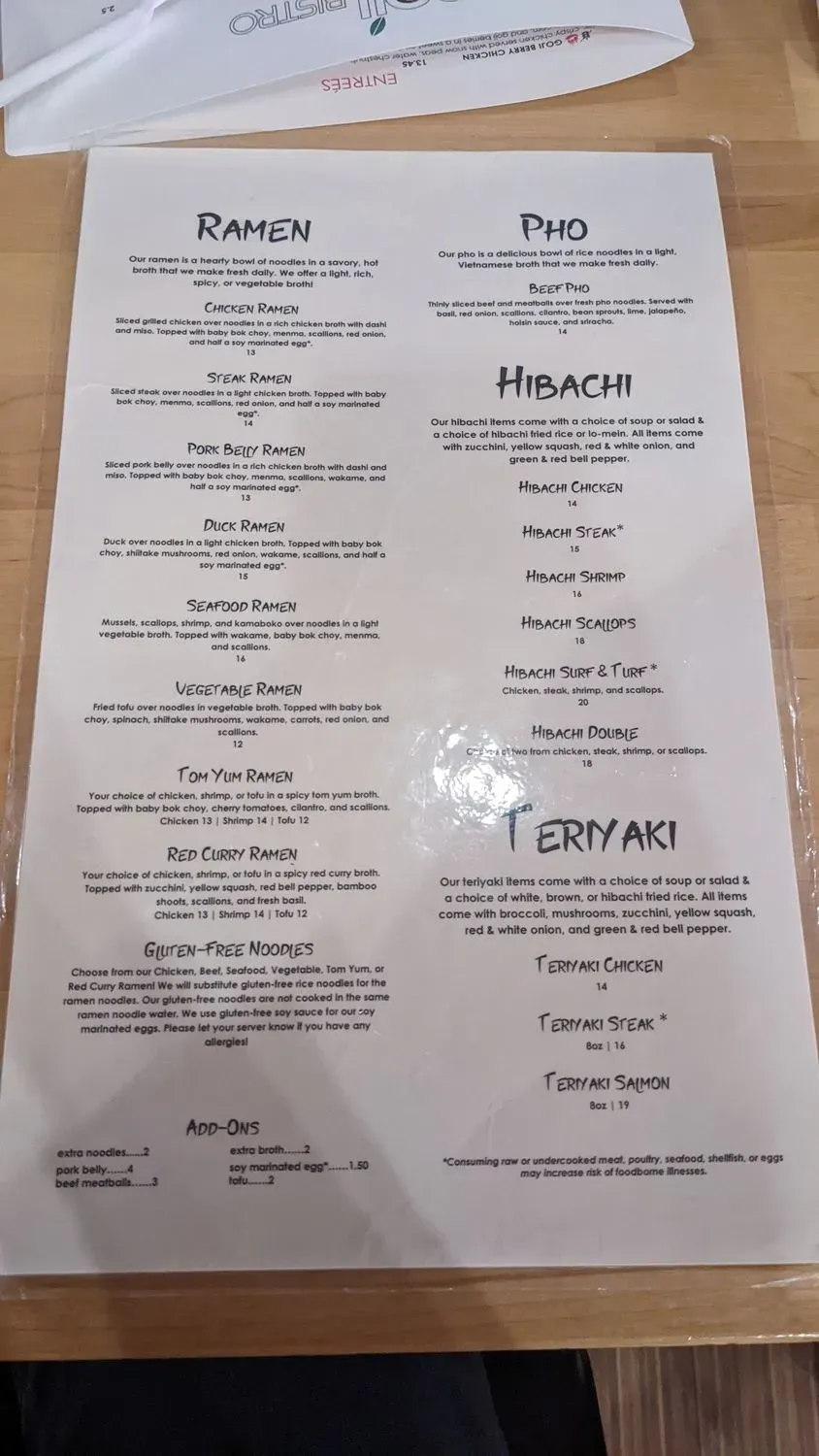 Menu 3