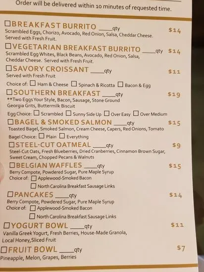 Menu 6