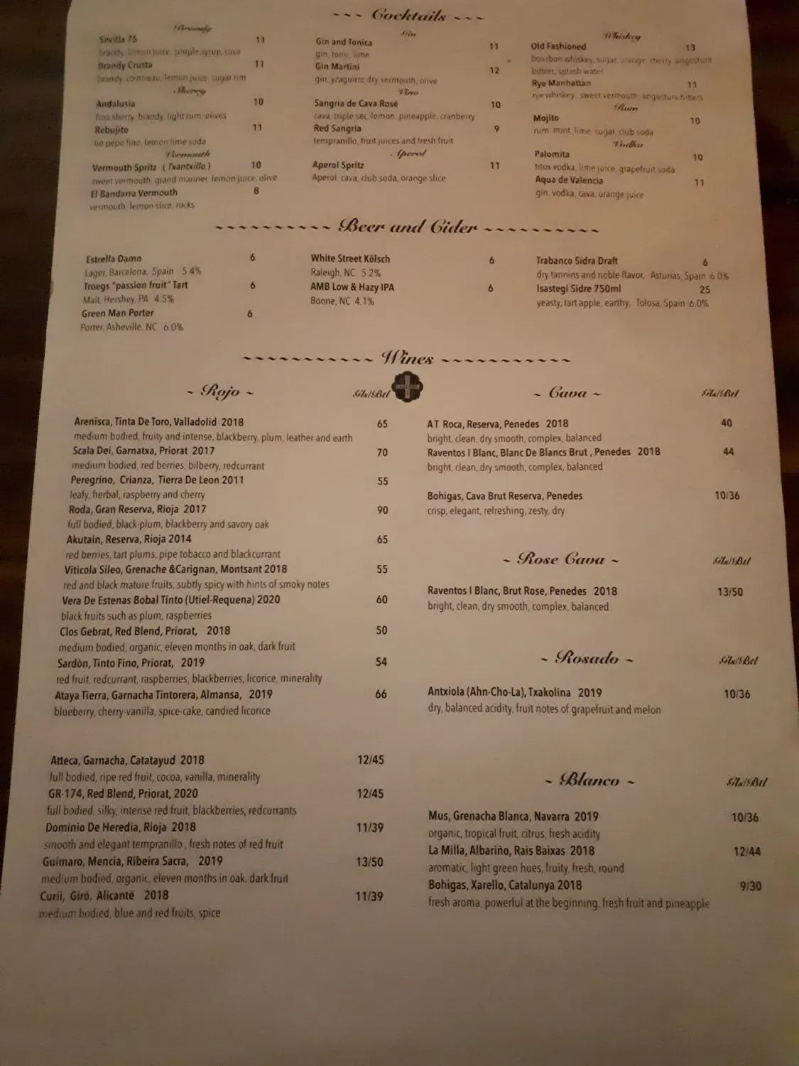 Menu 2