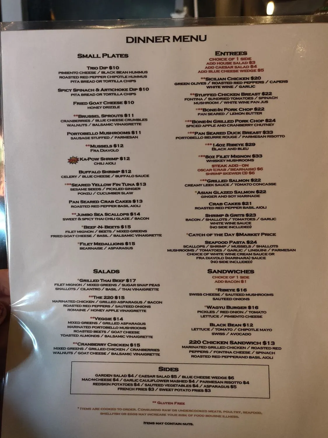 Menu 6