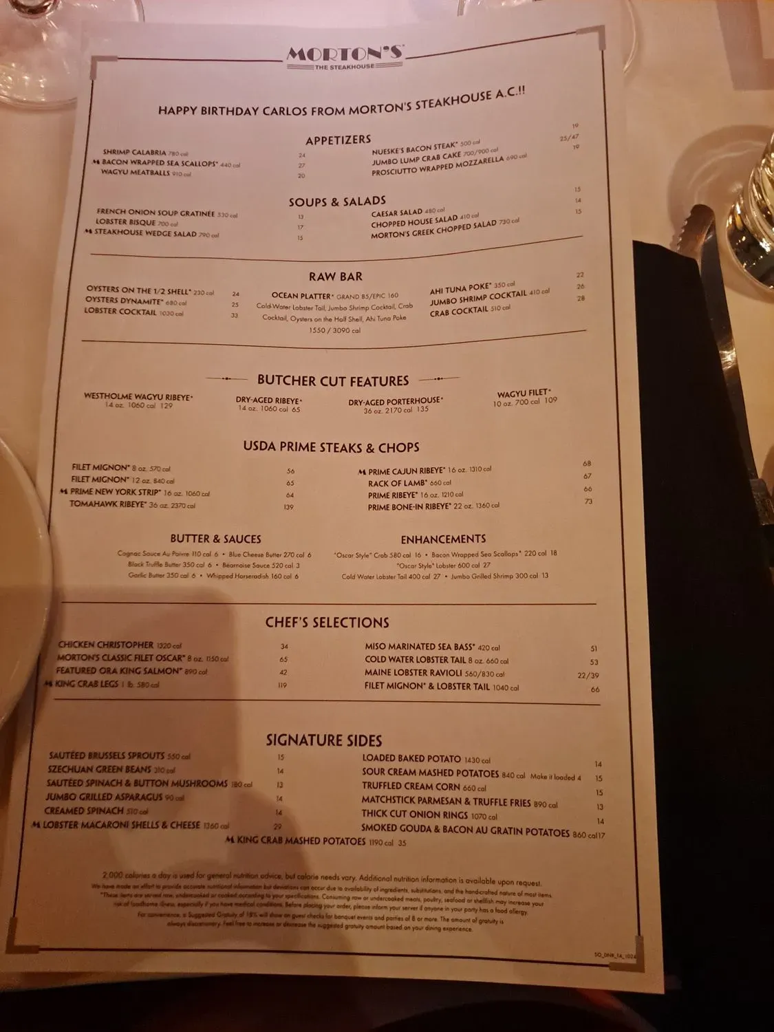 Menu 5