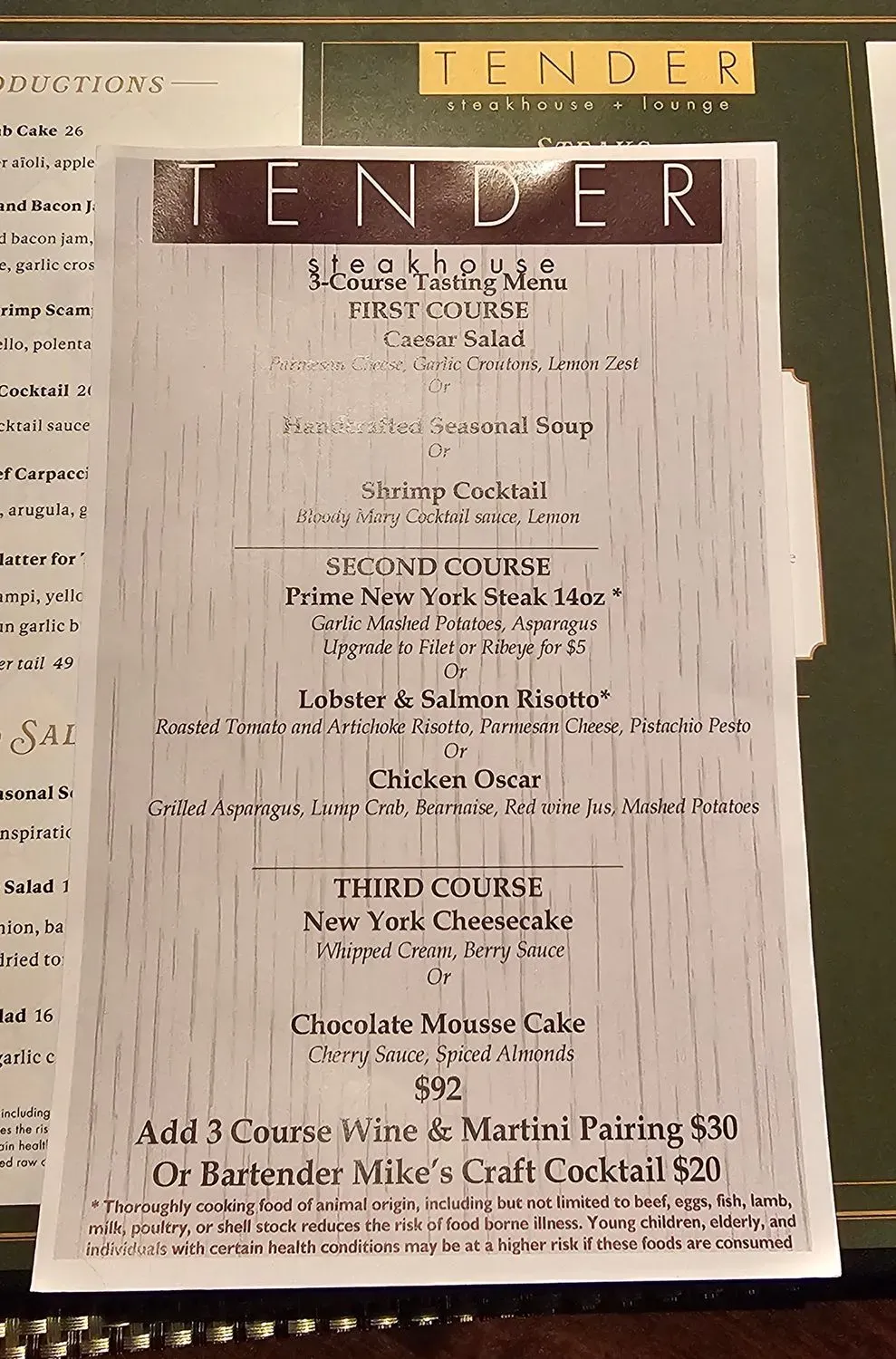 Menu 5