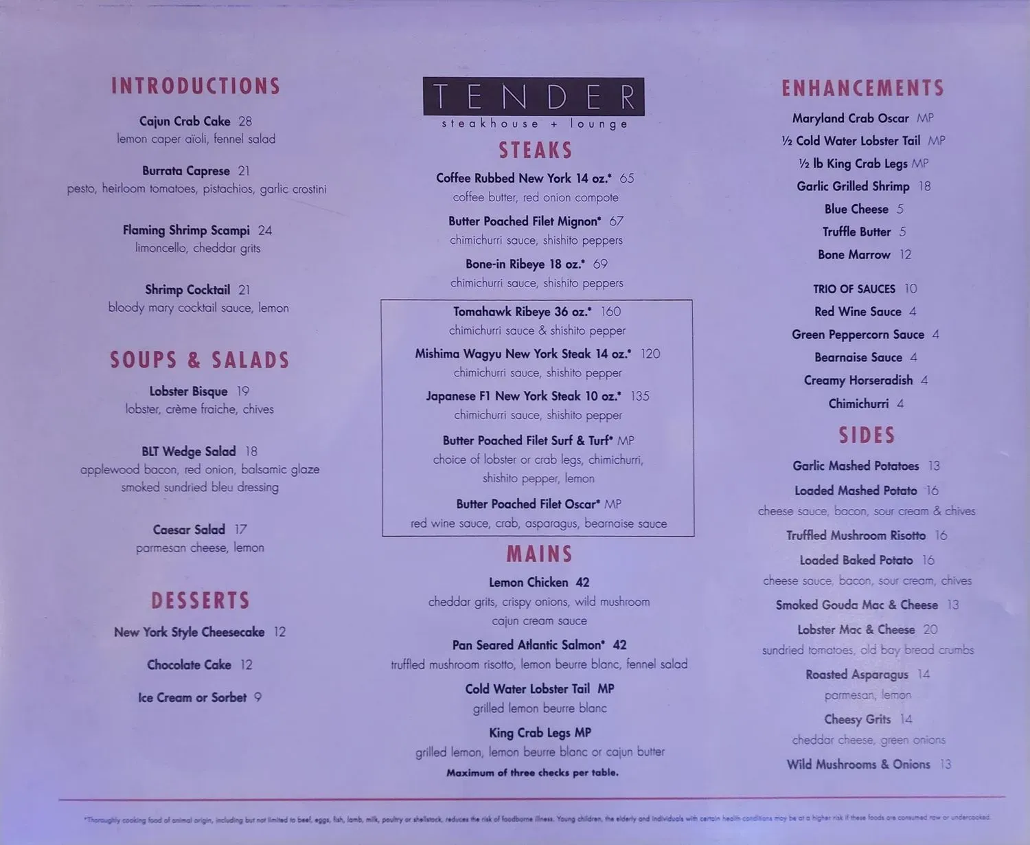 Menu 3