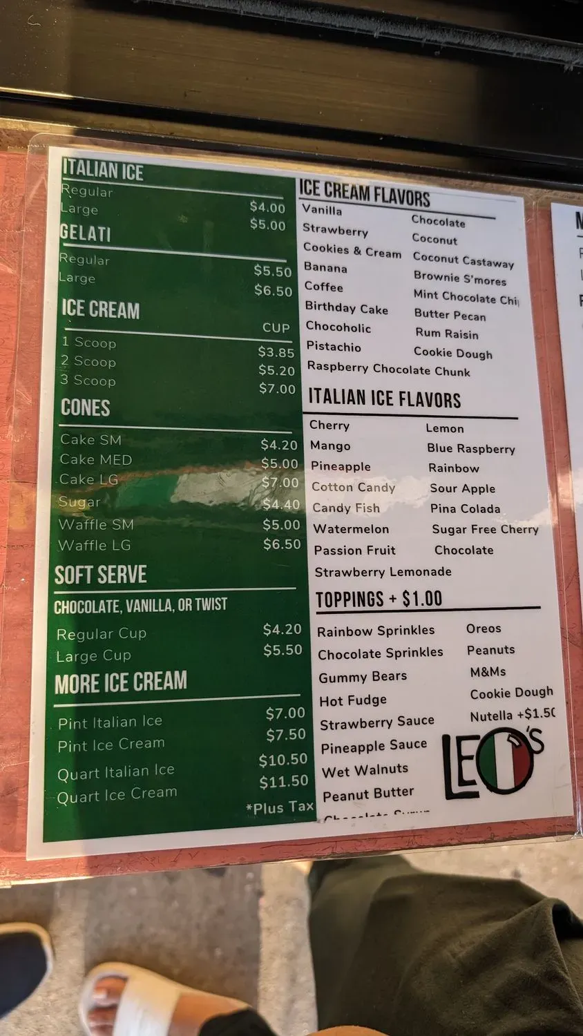 Menu 4