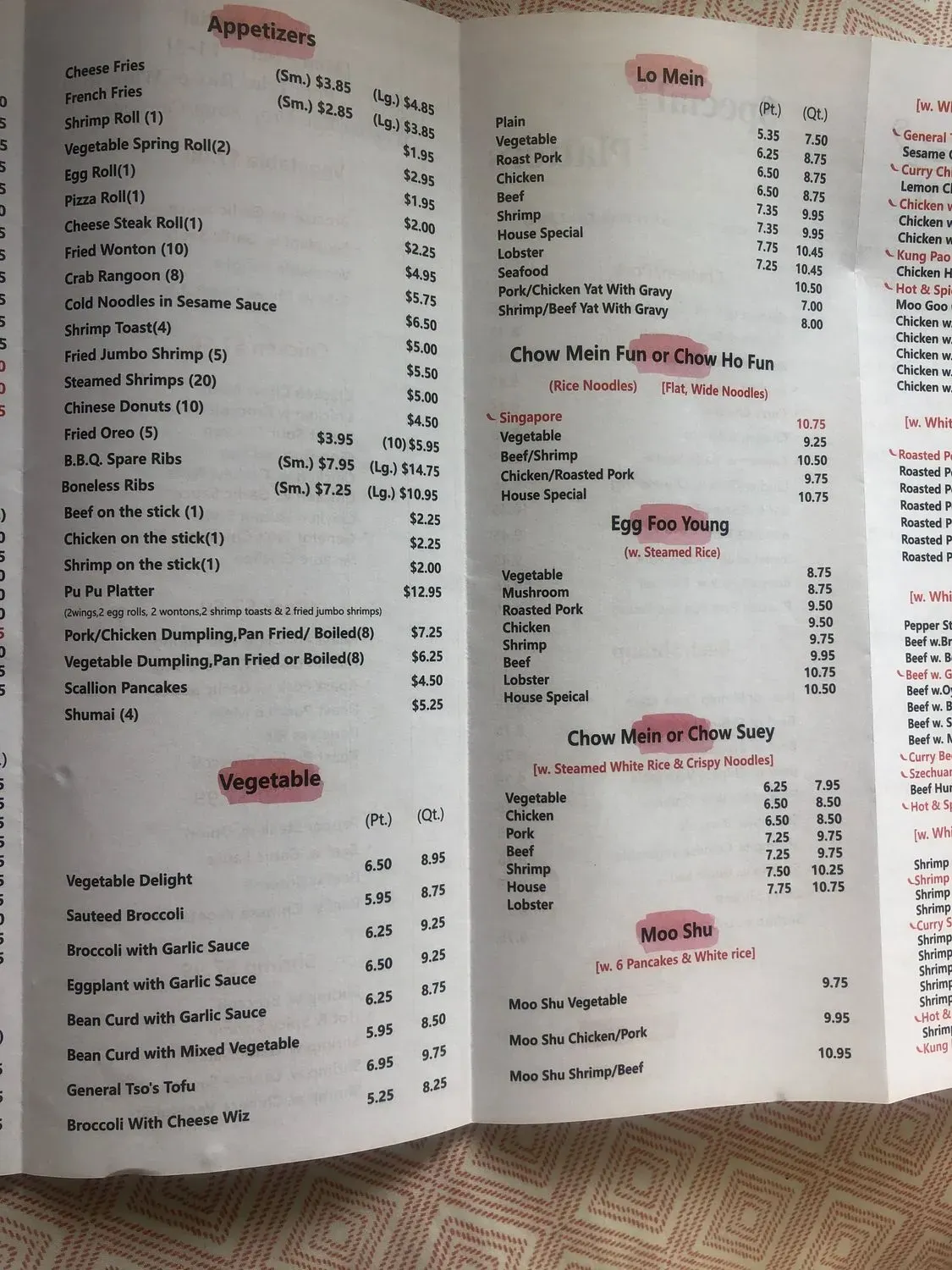 Menu 4