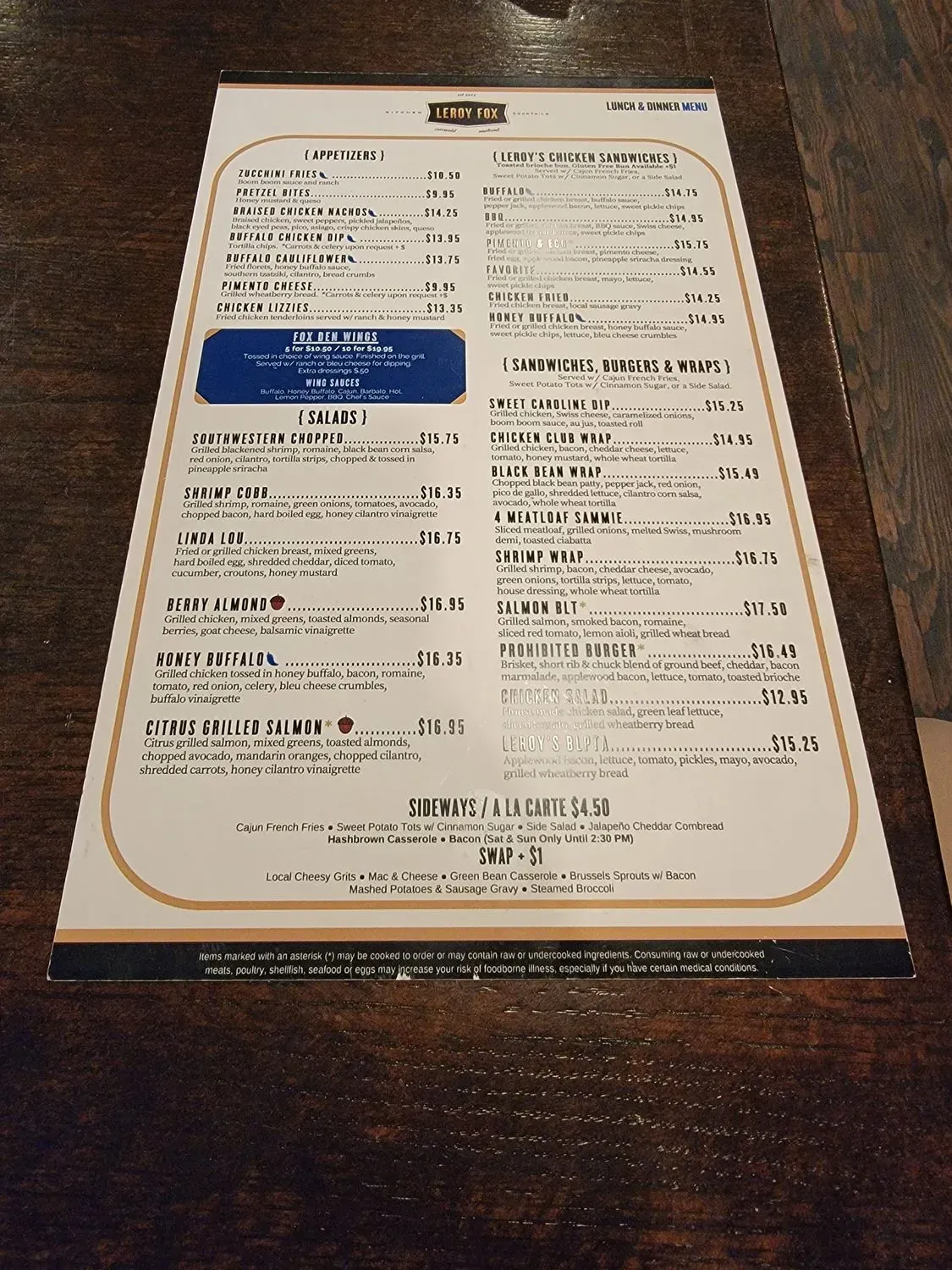 Menu 2