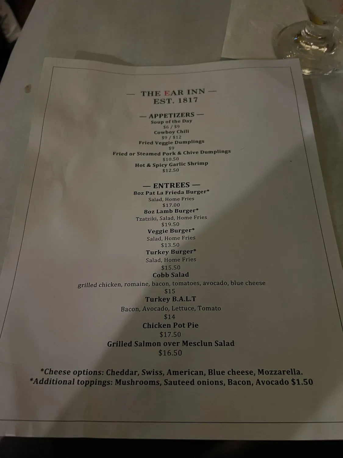 Menu 6