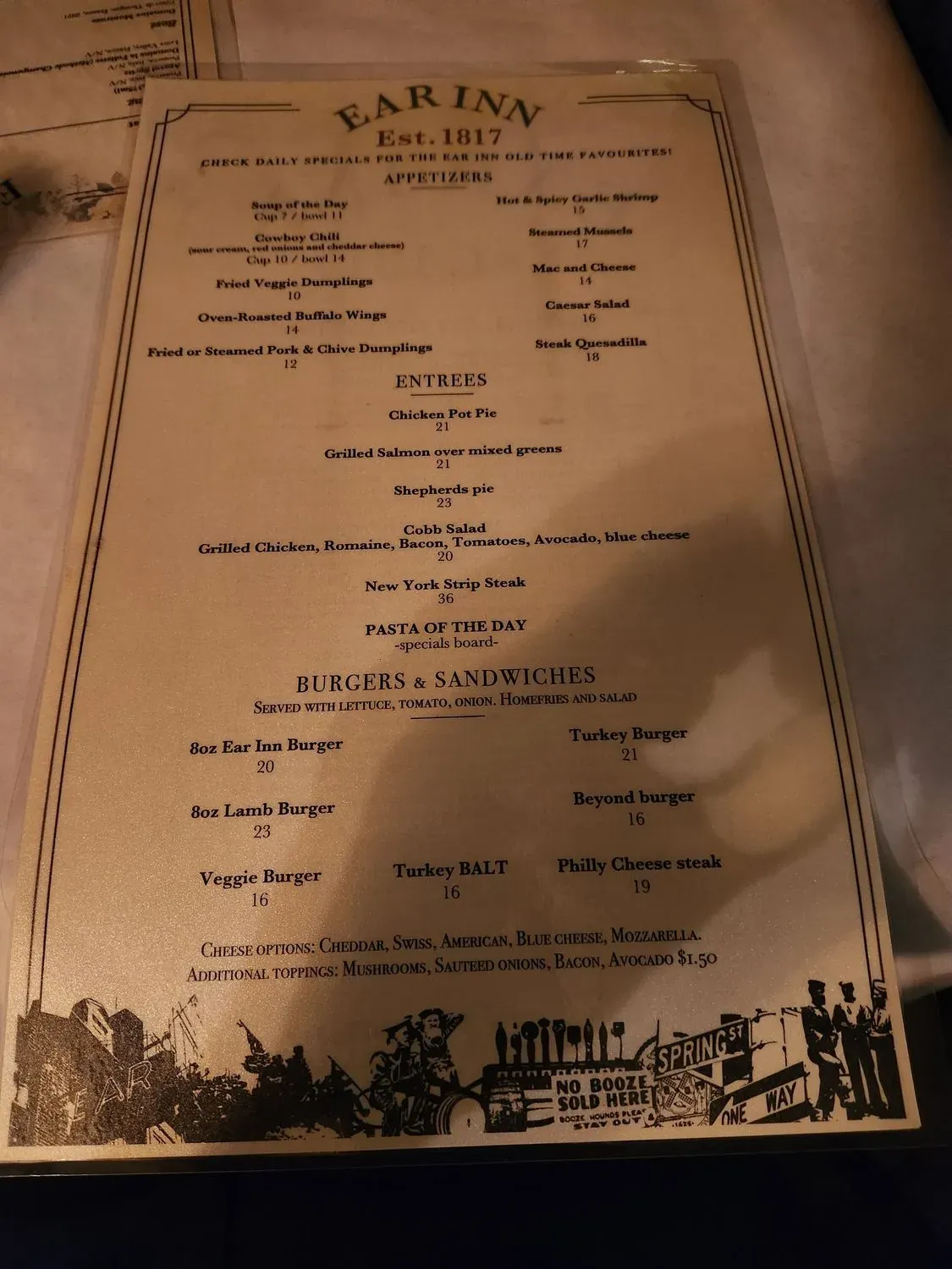 Menu 5