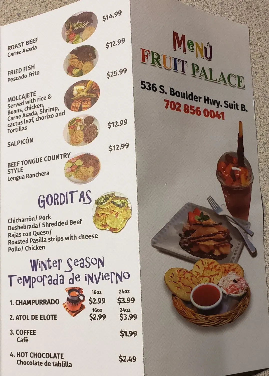 Menu 4